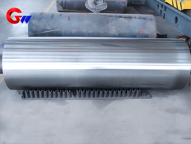 動(dòng)態(tài)平衡機(jī)測(cè)試過的鋁箔軋機(jī)用鑄鋼套筒